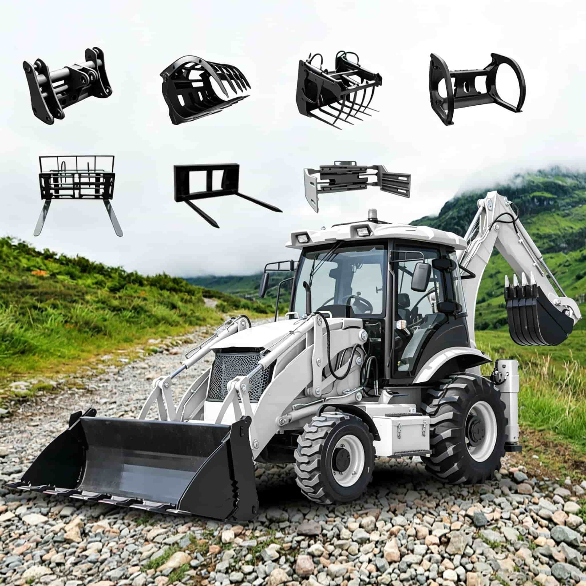 Heavy Equipment Grinder - 40-30C CE 인증 백호로더 유로 5